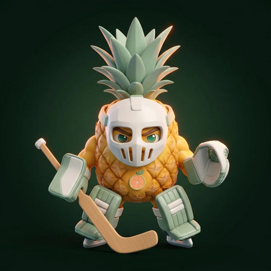 Pineapple, Goaltender